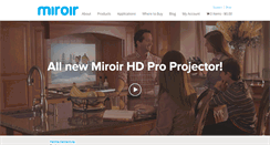 Desktop Screenshot of miroirusa.com